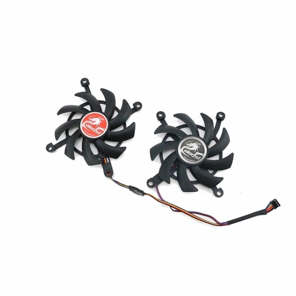 Новый NEW Cooling Fan For COLORFUL GeForce RTX 2060 2060SUPER GTX 1660Ti 1650 1660 SUPER Graphics Card Fan 85MM 4PIN GPU FAN