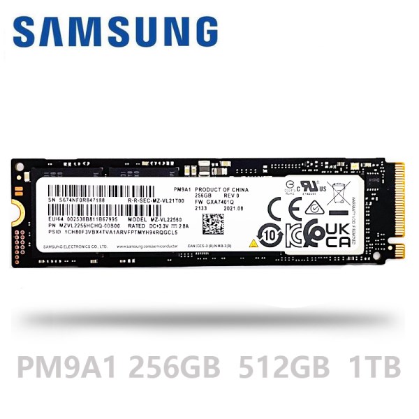 Новый PM9A1 SSD M.2 256 ГБ 512 ГБ 1 ТБ 2 ТБ nvme pcie 4,0x4 Внутренний твердотельный диск HDD жесткий диск для ноутбука настольного ПК TLC