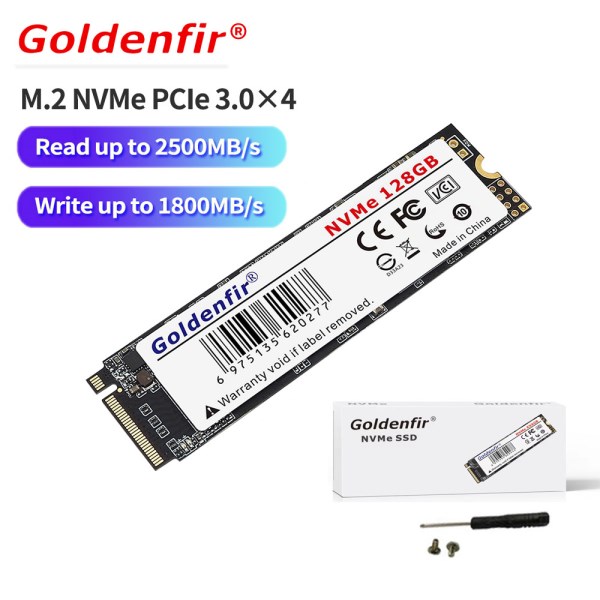 Новый жесткий диск Goldenfir M.2 SSD PCIe 128 ГБ 256 ГБ 512 ГБ M2 NVMe ТБ