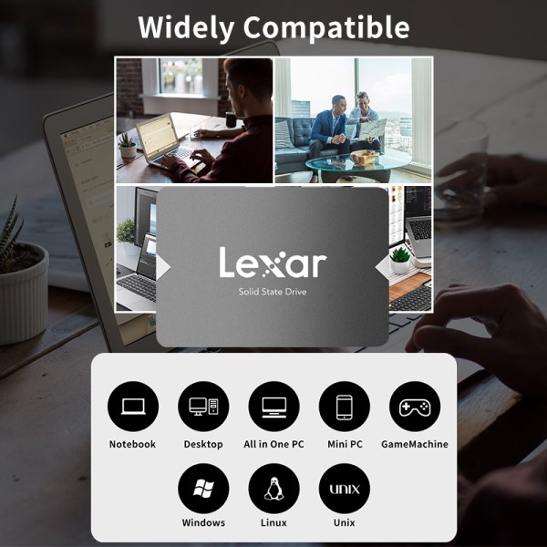 Новый диск Lexar SSD sata 3, 2,5 дюйма, 128 ГБ, 256 ГБ, 512 ГБ, 1 ТБ