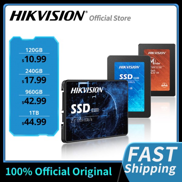 Новый твердотельный накопитель HIKVISION ssd 1 ТБ 2,5 дюйма SSD SATA 120 ГБ 240 ГБ 480 ГБ 500 ГБ 250 ГБ 128 ГБ 256 ГБ