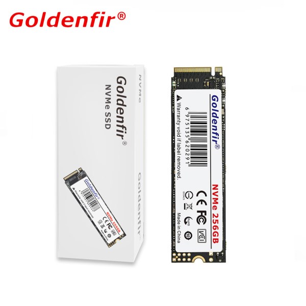 Новый SSD NVMe 256GB Goldenfir M.2 PCIe 128GB 120GB 512GB 1T Solid State Disk 2280 Internal Hard Drive for Laptop Desktop TLC