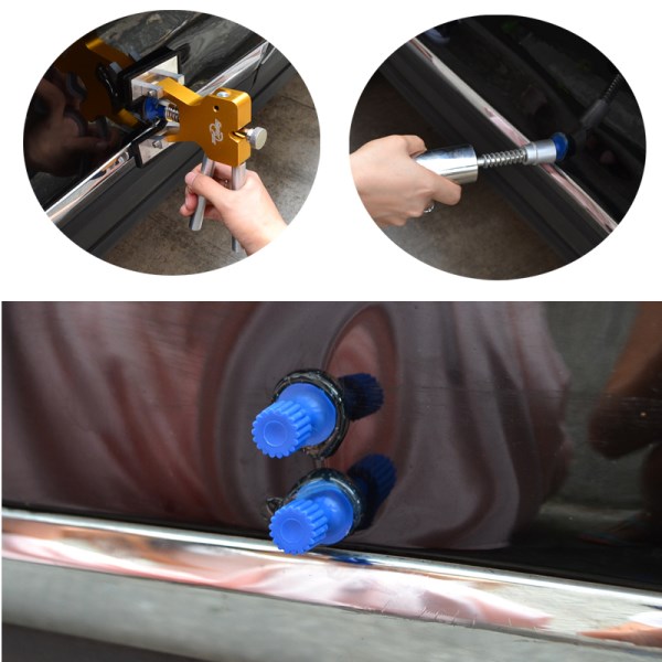 Новый PDR набор инструментов для удаления вмятин, инструмент для удаления вмятин без покраски, клейкие вкладки для ремонта кузова автомобиля