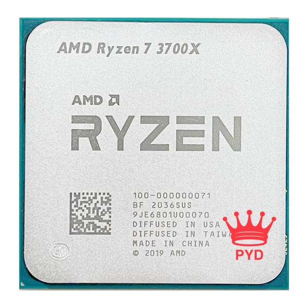 Новый AMD Ryzen 7 3700X, 3,6 ГГц, 8 ядер, 16 потоков, 65 Вт, 7 нм, L3 = 32 Мб, 100-000000071, разъем AM4