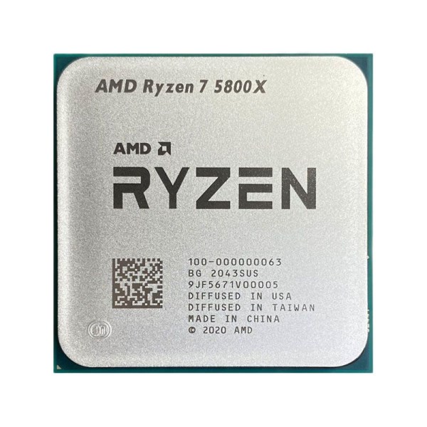 Новый Ryzen 7 5800X Новый R7 5800X 3,8 ГГц Восьмиядерный 16-поточный ЦПУ процессор 7 нм L3 = 32M 100-000000063 разъем AM4