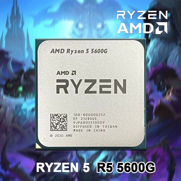 Новый New Ryzen 5 5600G R5 5600G 3.9GHz Six-Core Twelve-Thread 65W L3=16M 100-000000252 Support Desktop CPU Gaming Socket AM4