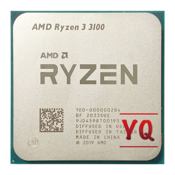 Новый Процессор AMD Ryzen 3 3100 R3 3100 3,6 ГГц четырехъядерный восьмипоточный процессор 65 Вт L3 = 16M 100-000000184 разъем AM4