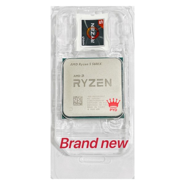 Новый AMD Ryzen 5 5600X R5 5600X 3,7 ГГц 6-ядерный 12-поточный процессор 7NM 65 Вт L3 = 32M 100-000000065 разъем AM4 новый, но без кулера