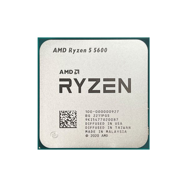 Новый игровой Процессор AMD Ryzen 5 5600 R5 5600 Socket AM4 6-ядерный 12-поточный 65 Вт DDR4 аксессуары для настольного компьютера процессор