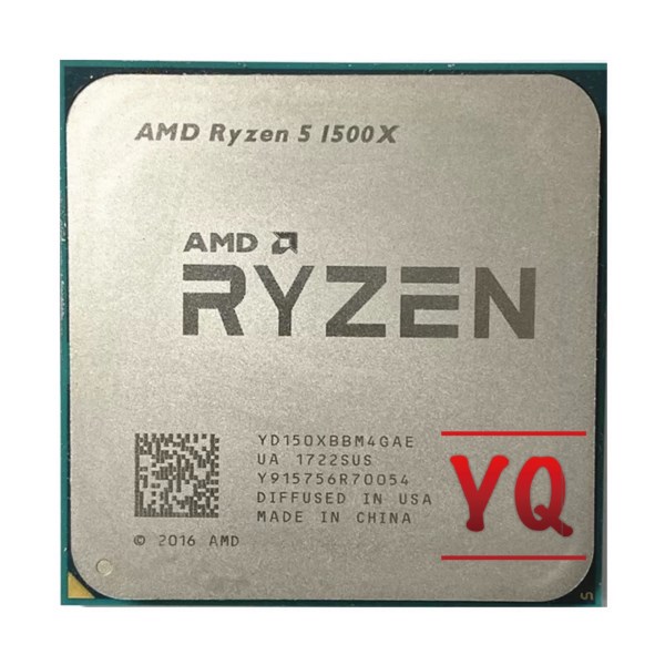 Новый Процессор AMD Ryzen 5 1500X 3,5 ГГц четырехъядерный Восьмиядерный процессор L3 = 16M 65 Вт YD150XBBM4GAE Socket AM4
