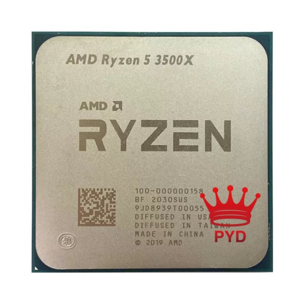 Новый AMD Ryzen 5 3500X R5 3500X, 3,6 ГГц, шестиядерный, шестипотоковый, 7 нм, 65 Вт, L3 = 32M 100-000000158, разъем AM4, без вентилятора
