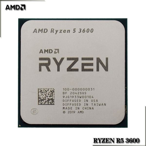 Новый процессор AMD Ryzen 5 3600 R5 3600 3,6 ГГц шестиядерный двенадцатипоточный процессор 7 нм 65 Вт L3 = 32M 100-000000031 разъем AM4