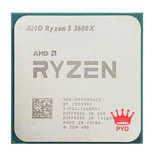Новый Процессор AMD Ryzen 5 3600X R5 3600X 3,8 ГГц шестиядерный двенадцатипоточный процессор 7 нм 95 Вт L3 = 32M 100-000000022 разъем AM4