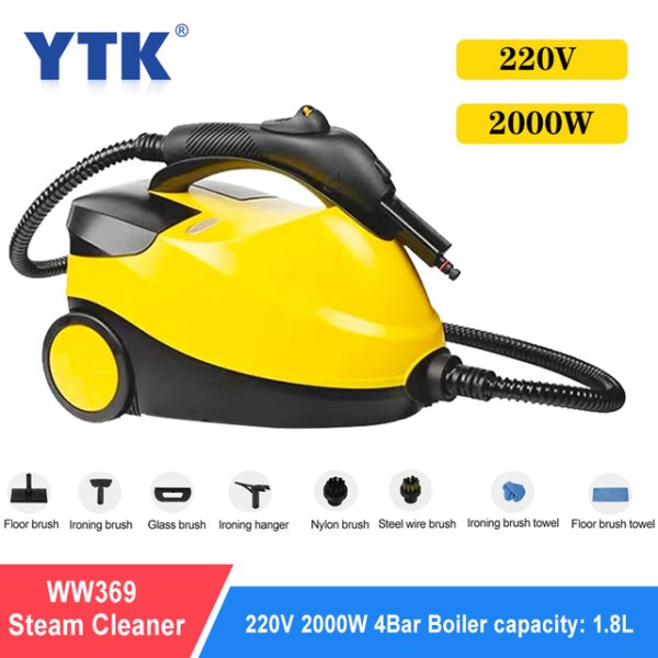 Новый High Temperature High Pressure Steam Cleaner Electric Steam Cleaner Sterilization Kill Mites Disinfector Home Kitchen Cars