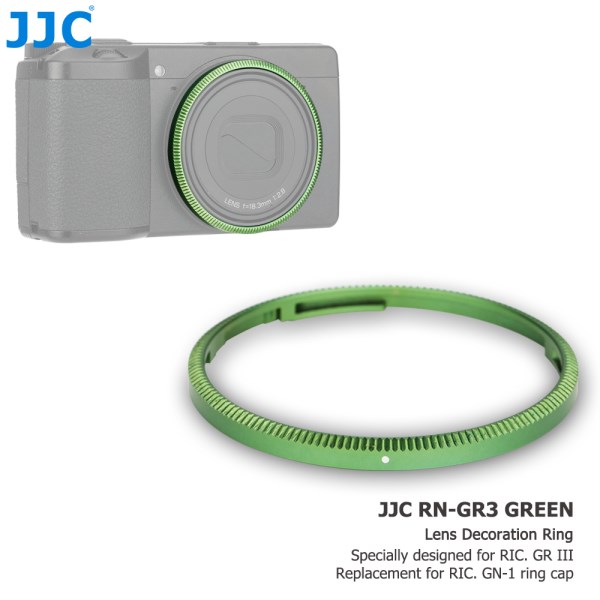Новый JJC для Ricoh GR III GRIII GR3 заменяет кольцо для украшения объектива Ricoh алюминиевые линзы