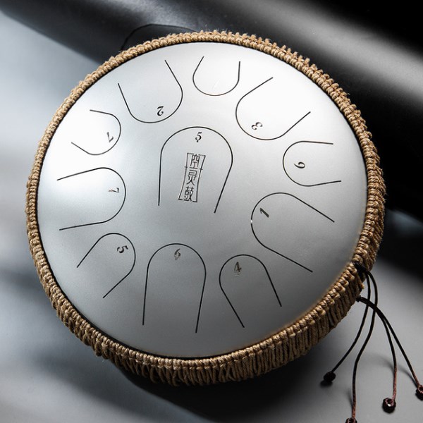 Новый титановый золотой Стальной 15-тоновый полый барабан 13-дюймовый стальной барабан для языка для взрослых и детей перкуссионный инструмент для начинающих