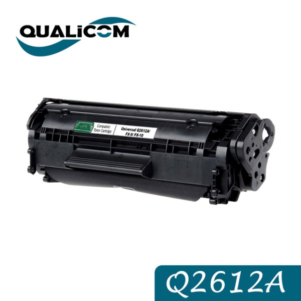 Новый с тонером Qualicom 12A Q2612A для HP LaserJet 1010 1012 1015 1018 1020 1022 3015 3020 3030 3050 3052 3055