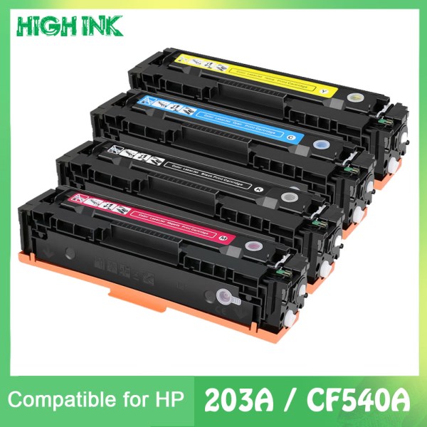 Новый с тонером для принтера hp 203A CF540A 540a, картридж для принтера HP LaserJe Pro M254nw M254dw MFP M281fdw M281fdn M280nw