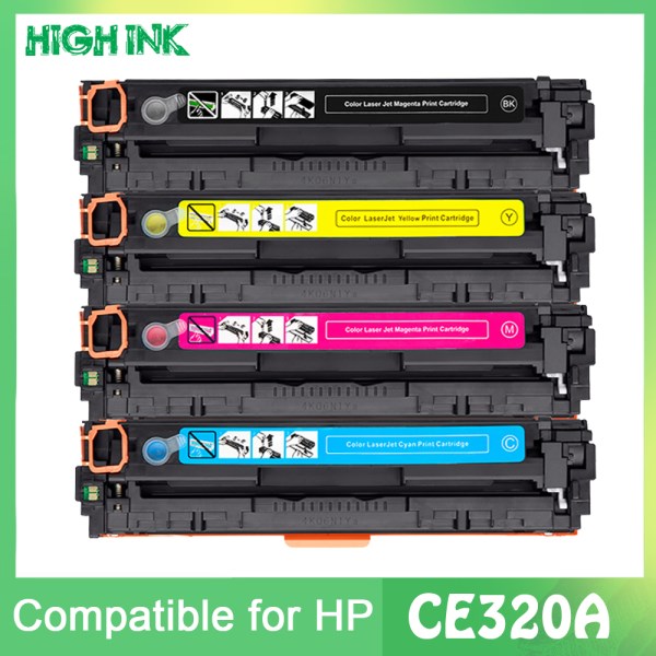 Новый для HP, совместимый с HP CE320A CE321A CE322A CE323A 128A 320 321 322 323, laserjet CM1415 CM1415fn 1415 CP1525