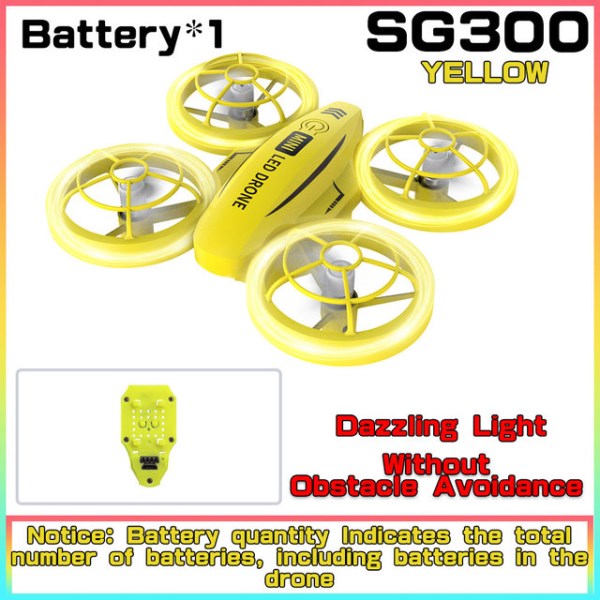 Новый SG300S, мини-Дрон для обхода препятствий, карманный размер, ослепительсветильник свет, игрушка-Дрон с дистанционным управлением SG300