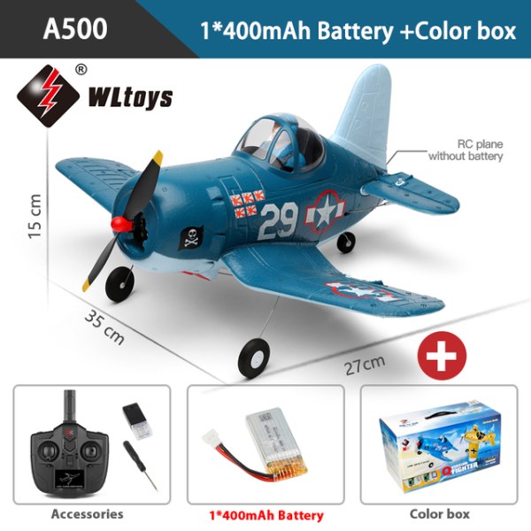 Новый XK A500 RC самолет QF4U Дрон четырехканальный, как настоящая машина, самолеты с дистанционным управлением, 6G режим, игрушки для взрослых