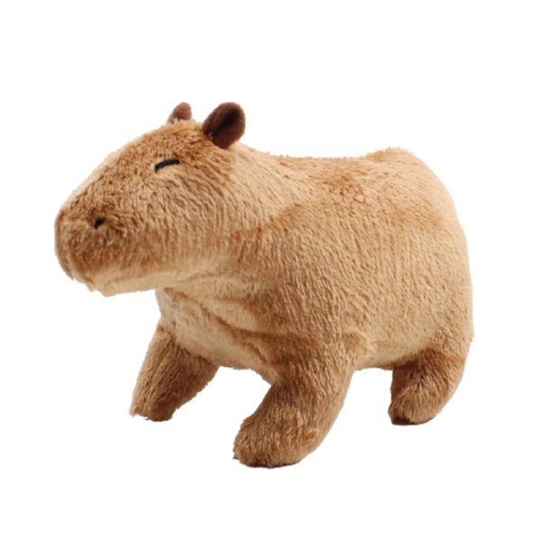 Новый Fluffy Capybara Plush Doll Kawaii Capybara Stuffed Toy Simulation Stuffed Animals Kids Juguetes Birthday Gift Home Decor