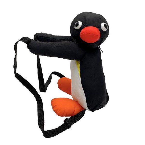 Новый плюшевый рюкзак с мультяшным пингвином, плюшевая игрушка, мягкая Наплечная Сумка с животными, сумка-мессенджер с милыми животными, пингвином для девочки, подарок