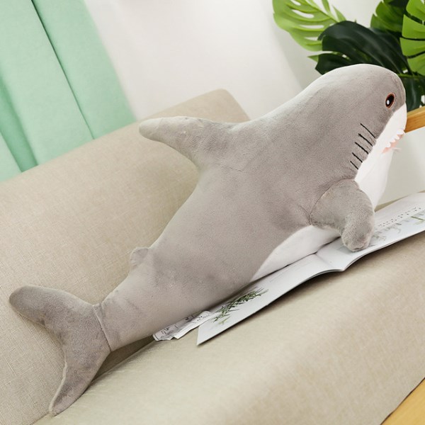 Новый игрушка в виде гигантской милой акулы, 140 см, мягкие игрушки, игрушки в виде животных, подушка для чтения, подарки на день рождения, кукла, подарок для детей