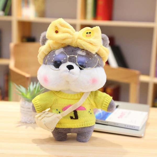 Новый плюшевая игрушка с одеждой лалафан Шиба-ину, мягкая милая собака, мягкая кукла-животное для малышей, креативные подарки на день рождения для девочек