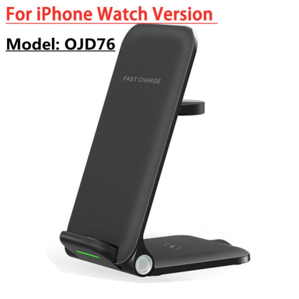 Новый 4 in 1 Foldable Wireless Charging Station For iPhone 14 13 12 Apple Watch 76 For Samsung Galaxy Watch Chargers 43 S22 S21