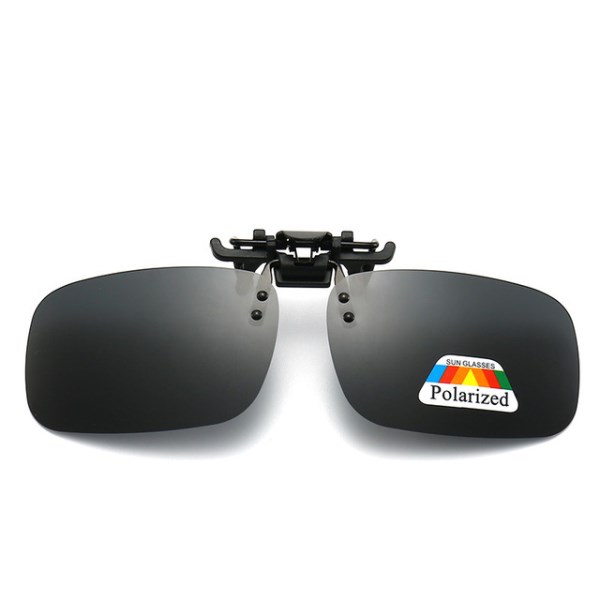 Новый синие солнцезащитные очки с зажимом для рыбалки Мужские квадратные поляризованные линзы металлические очки ночного видения для вождения UV400 женские мужские очки