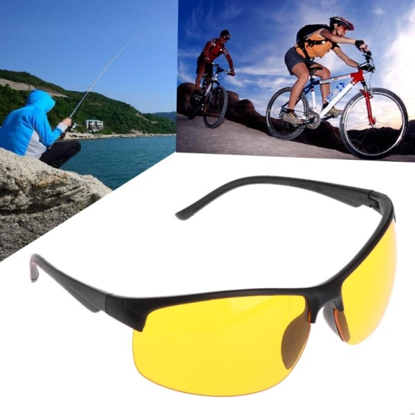Новый ночного видения, солнцезащитные очки для рыбалки, езды на велосипеде и активного отдыха, Защита унисекс UV400