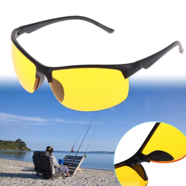 Новый ночного видения для рыбалки, для езды на велосипеде, уличные солнцезащитные очки унисекс, UV400