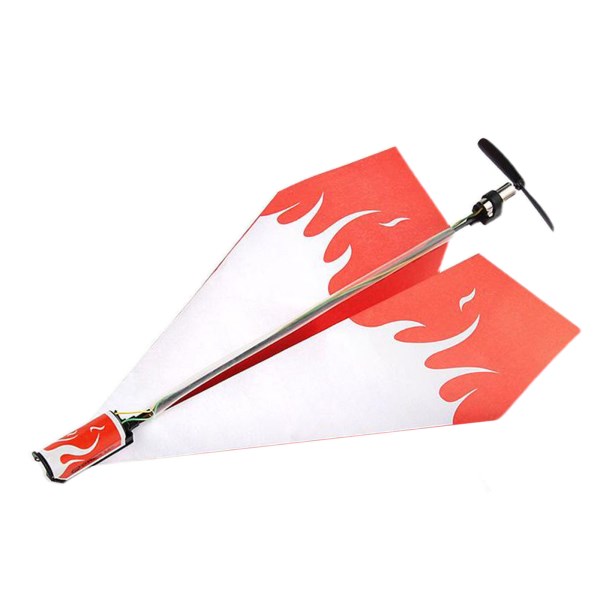 Electric Paper Airplane Folding DIY Aircraft Model Toy For Children Training