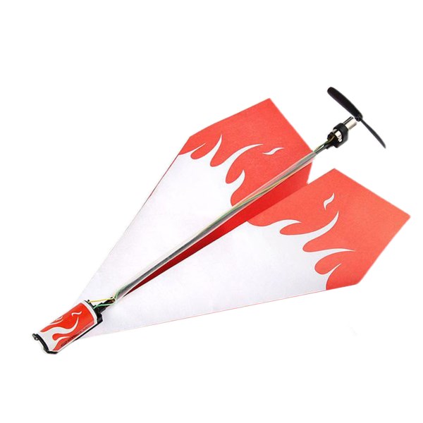 Electric Paper Airplane Folding DIY Aircraft Model Toy For Children Training