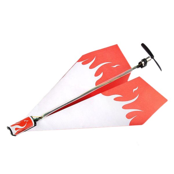 Electric Paper Airplane Folding DIY Aircraft Model Toy For Children Training